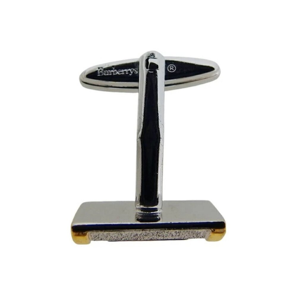 BURBERRY cuffs Silver gold Women Authentic secondhand - Picture 6 of 7